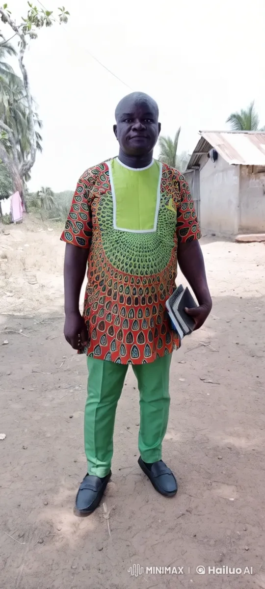 Rural Man Holding Books in Lively Outfit – AI Generated Video | Hailuo AI