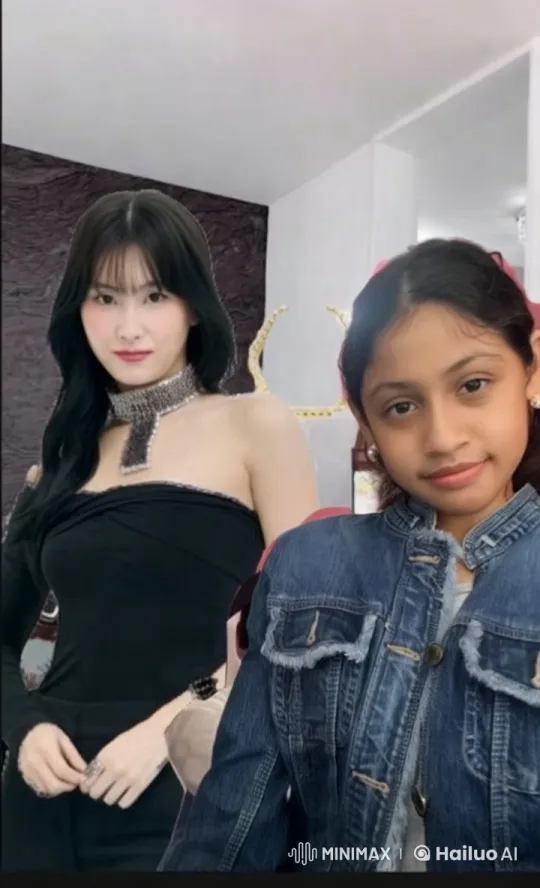 Affectionate Embrace of Two Young Women in Modern Setting – AI Generated Video | Hailuo AI