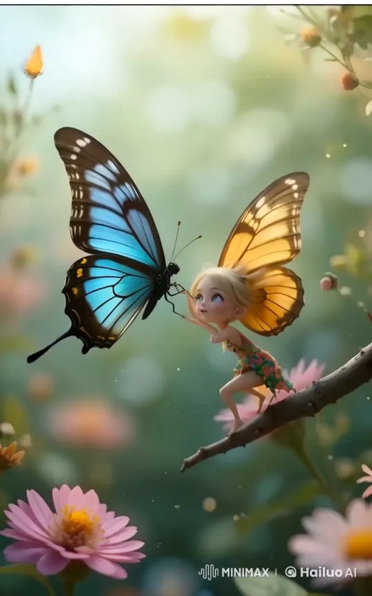 Enchanted Chinese Garden with Fluttering Butterflies – AI Generated Video | Hailuo AI