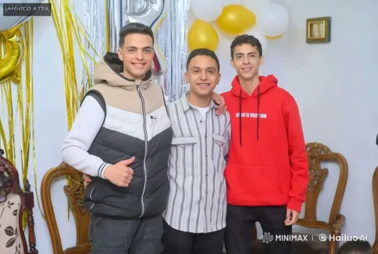 Joyful Celebration of Friendship Among Three Young Men – AI Generated Video | Hailuo AI