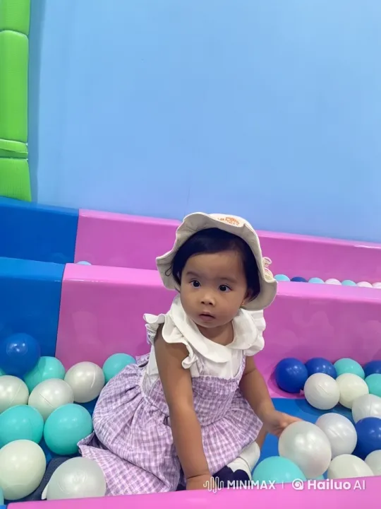 Live2D Animated Girl Showcases Playful Dance and Kung Fu in Ball Pit – AI Generated Video | Hailuo AI
