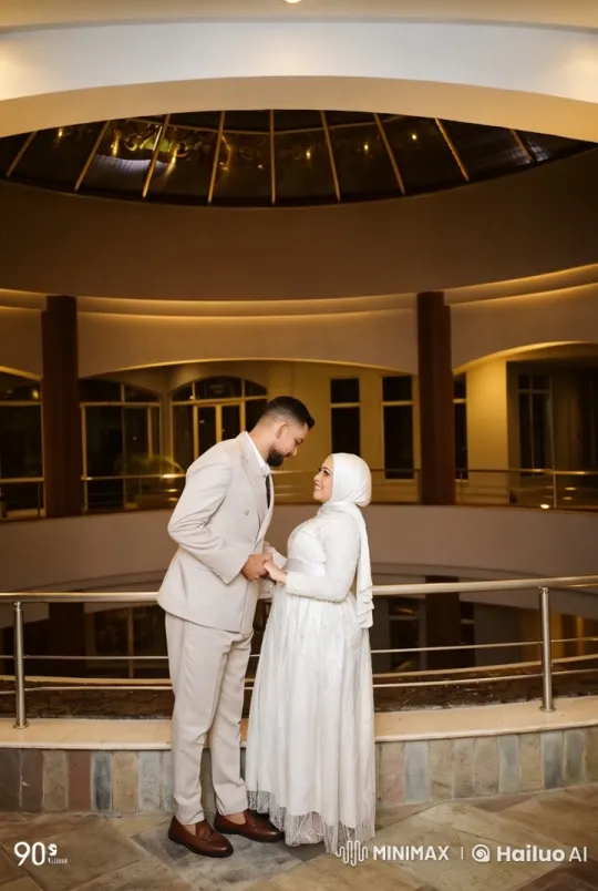 Couple's Live2D Martial Arts Fight in Elegant Attire – AI Generated Video | Hailuo AI