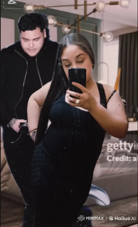 Romantic Couple's Affectionate Moment in Modern Living Room – AI Generated Video | Hailuo AI