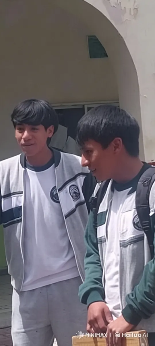 Young Men Chat Outside Building in Live2D Animation – AI Generated Video | Hailuo AI