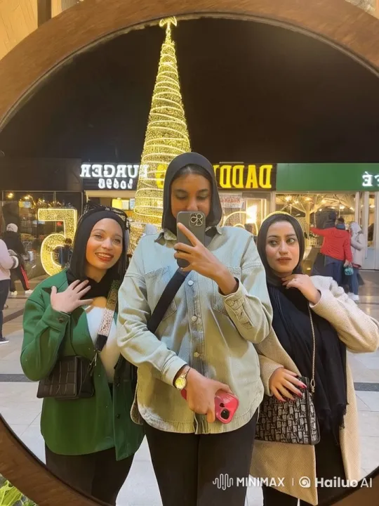 Friends' Playful Fight in Festive Setting – AI Generated Video | Hailuo AI