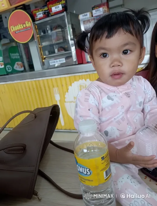 Child at Food Stall in Live2D Animation – AI Generated Video | Hailuo AI