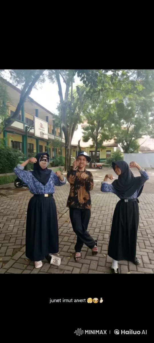 Live2D Animation: Students Demonstrate Kung Fu Poses – AI Generated Video | Hailuo AI