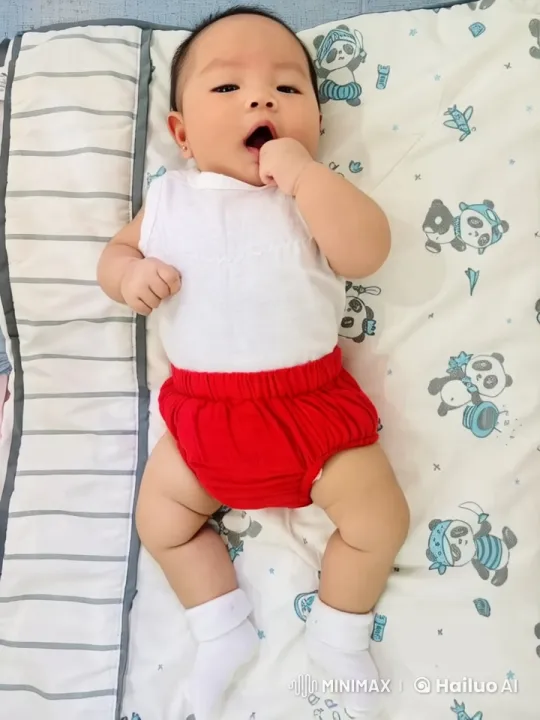 Baby Dancing Joyfully on Cartoon-Themed Bed – AI Generated Video | Hailuo AI