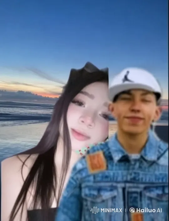 Romantic Sunset Kiss on a Serene Beach – AI Generated Video | Hailuo AI