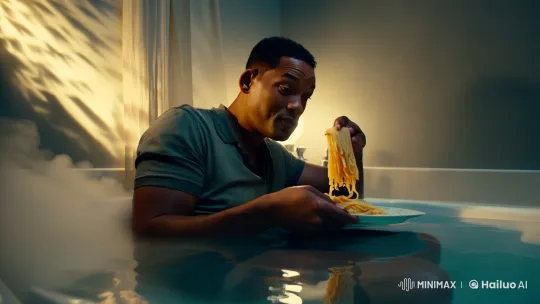 Will Smith Reflects in Intimate Bath Scene – AI Generated Video | Hailuo AI