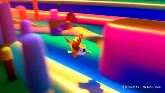 Dynamic Hyper-Casual Game Visuals: Minimalist Aesthetics Meets Gameplay – AI Generated Video | Hailuo AI