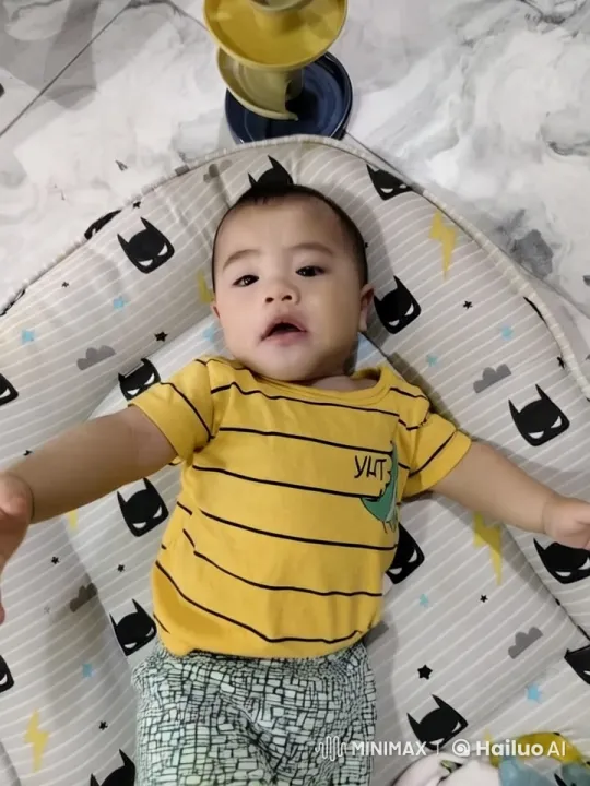 Baby Dances and Plays Boxing on Batman Mat – AI Generated Video | Hailuo AI