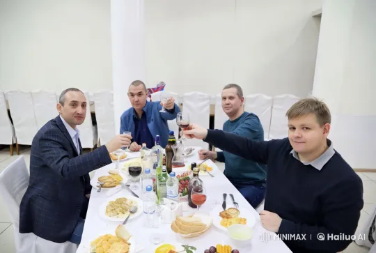 Formal Celebration Toast on Defender of the Fatherland Day – AI Generated Video | Hailuo AI