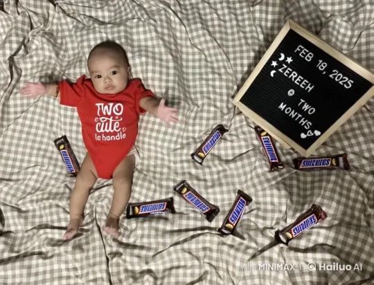 Baby's Gentle Kung Fu Moves with Snickers Scene – AI Generated Video | Hailuo AI