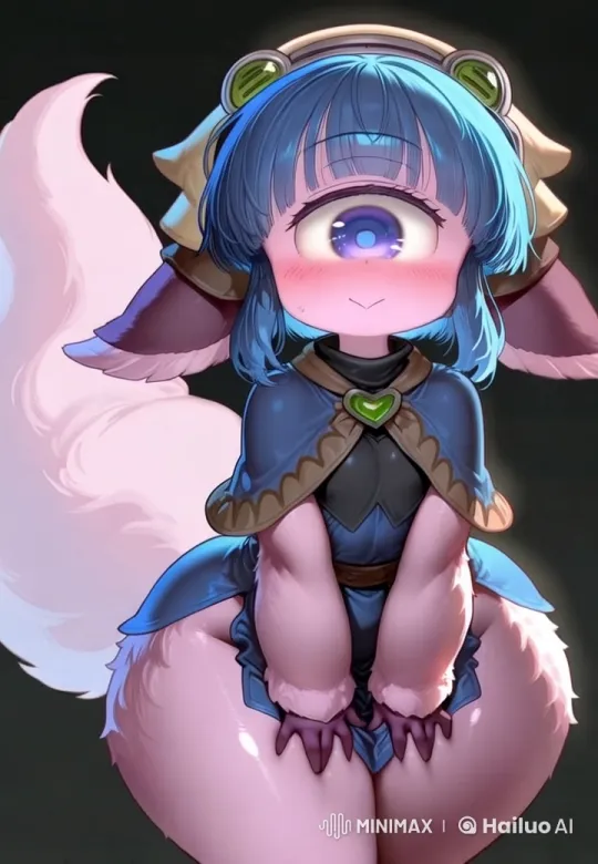 Charming Cyclops Girl Walks Gracefully in Live2D Animation – AI Generated Video | Hailuo AI