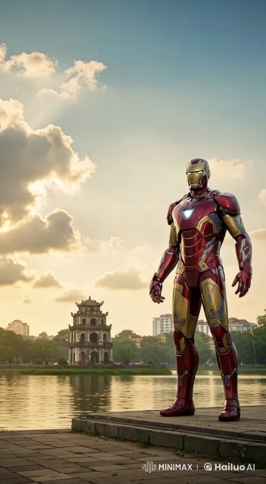 Iron Man's Realistic Takeoff in Live2D Animation – AI Generated Video | Hailuo AI