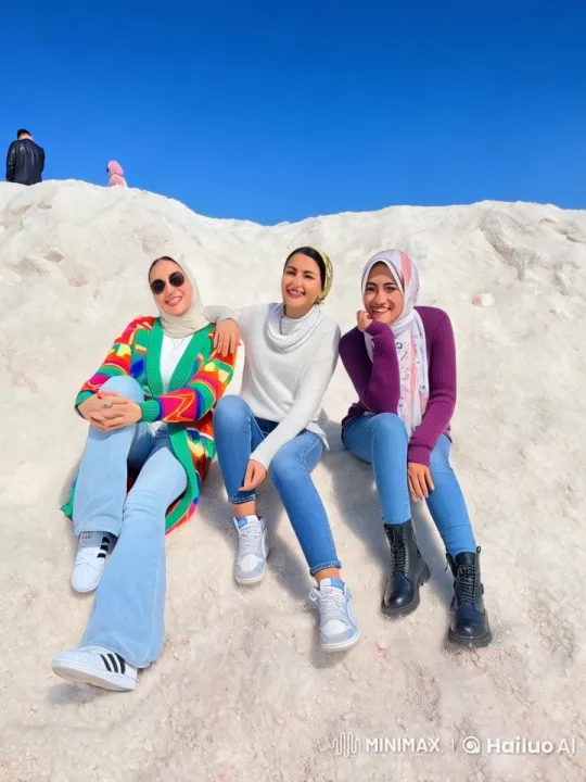 Animated Kungfu Fight on a Salt Hill with Three Women – AI Generated Video | Hailuo AI