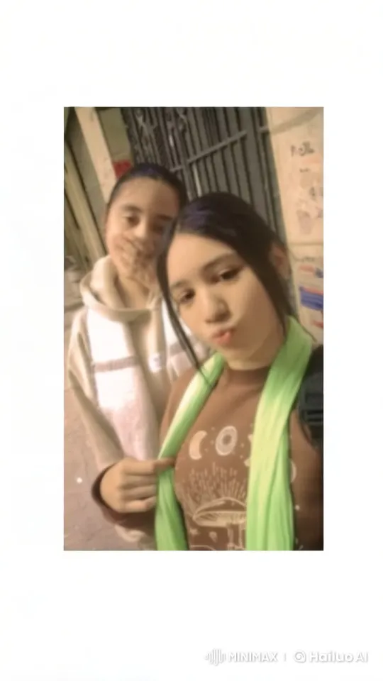Urban Street Scene: Animated Friendship Moment – AI Generated Video | Hailuo AI