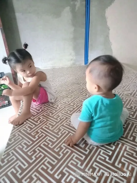 Children's Playful Activities in Animated Room – AI Generated Video | Hailuo AI