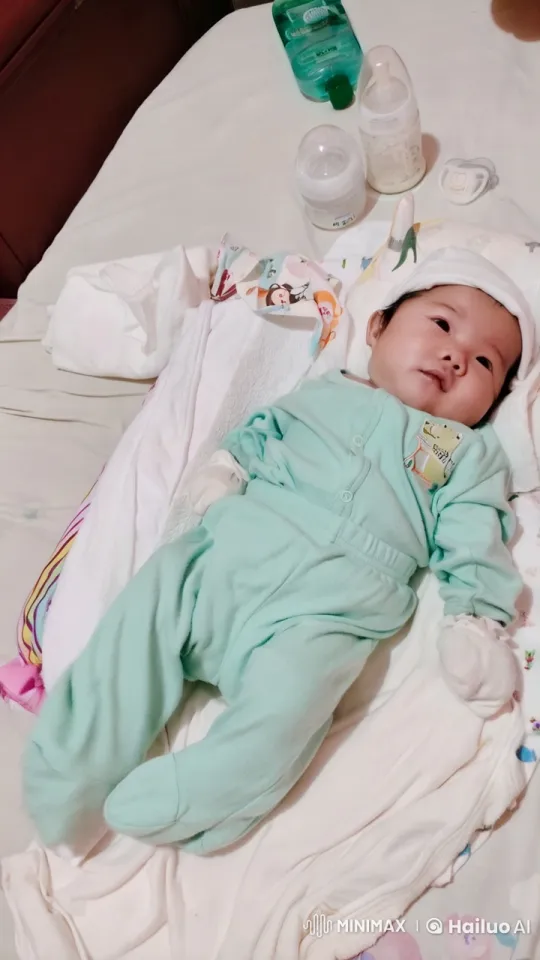 Baby Mimics Kungfu on Bed with Essentials – AI Generated Video | Hailuo AI