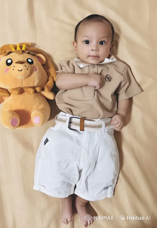 Baby and Plushie Engage in Playful Kungfu Battle – AI Generated Video | Hailuo AI