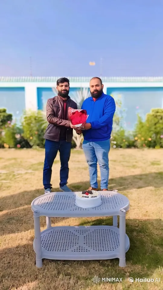 Gay Couple Shares Affectionate Kiss in Garden – AI Generated Video | Hailuo AI