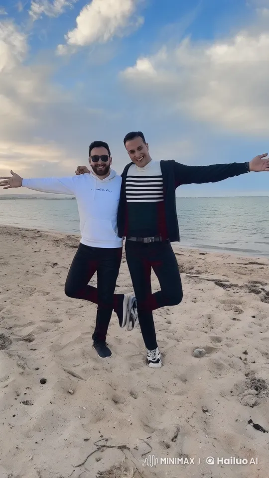 Live2D Animated Beach Kung Fu Display – AI Generated Video | Hailuo AI