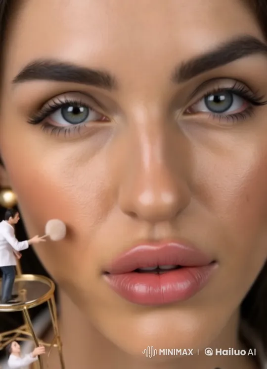 Live2D Makeup Transformation: Hyper-Realistic Styling Process – AI Generated Video | Hailuo AI
