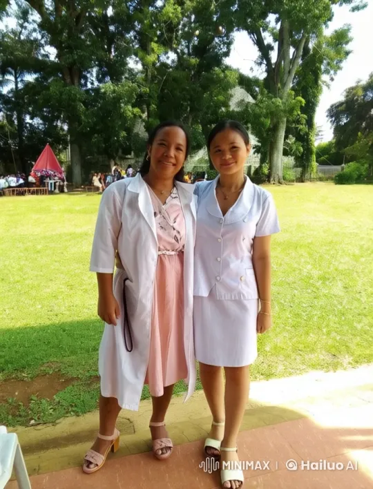 Two Women in Medical Uniforms Dance Hilariously Outdoors – AI Generated Video | Hailuo AI