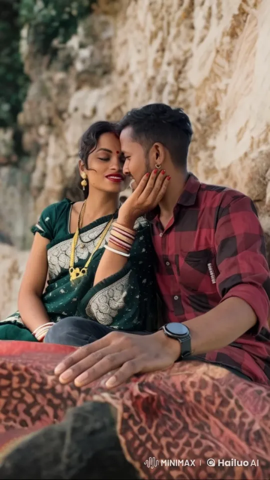 Romantic Couple's Intimate Moment in Live2D Animation – AI Generated Video | Hailuo AI