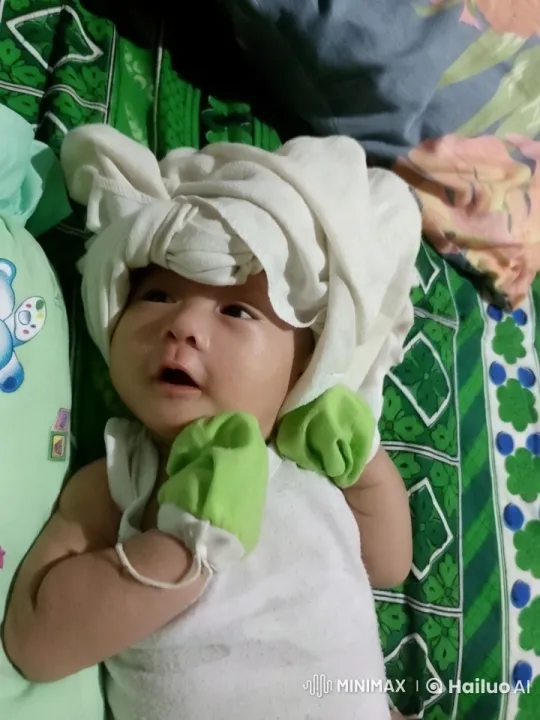Baby on Blanket with Gentle Movements – AI Generated Video | Hailuo AI