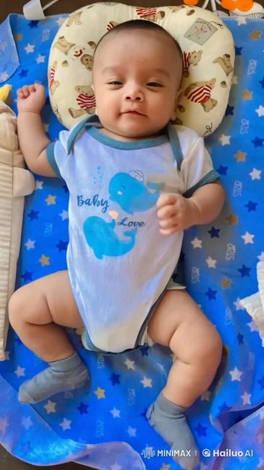 Baby Dancing Joyfully in Whale Onesie – AI Generated Video | Hailuo AI