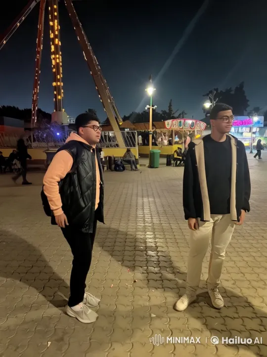Nighttime Park Fight: Animated Battle in Live2D – AI Generated Video | Hailuo AI