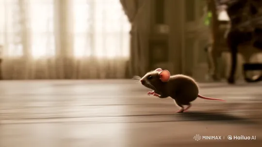 Chase and Capture: A Cat and Mouse Drama in a Grand House – AI Generated Video | Hailuo AI