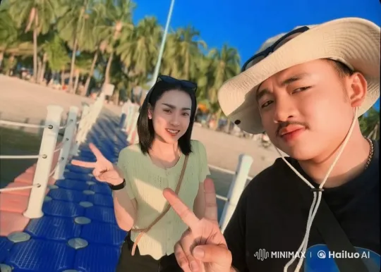 Couple Performing Intense Kung Fu on Beach Dock – AI Generated Video | Hailuo AI