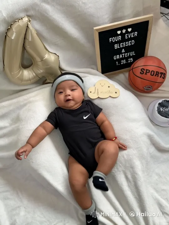 Baby's Four-Month Celebration in Live2D Animation – AI Generated Video | Hailuo AI