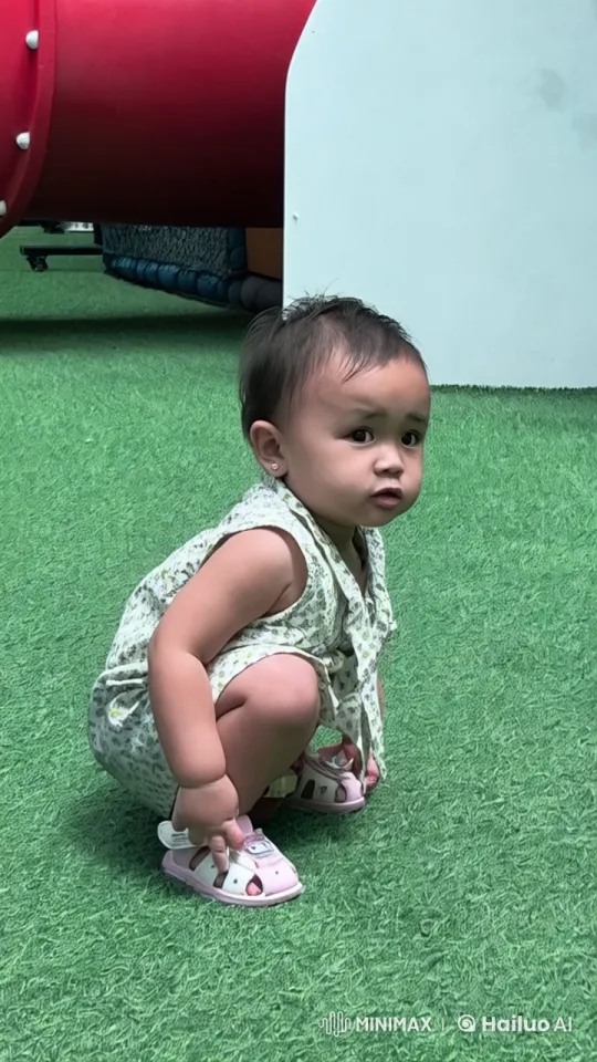 Child's Energetic Dance and Kung Fu Moves in Playground – AI Generated Video | Hailuo AI