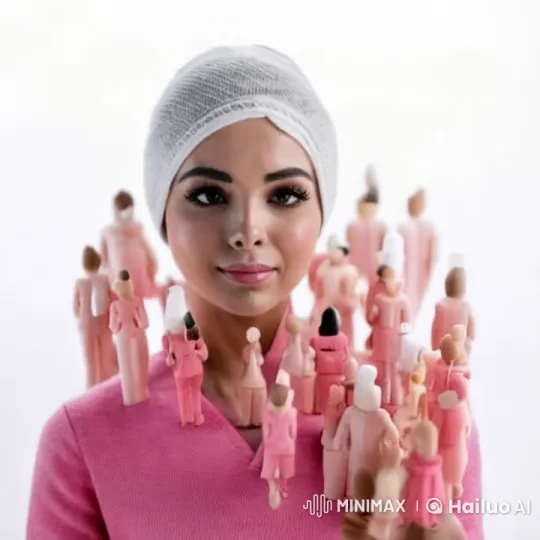 Tiny Workers Pamper Person in Live2D Animation – AI Generated Video | Hailuo AI