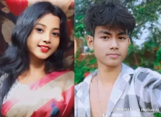 Intimate Kiss Between Man and Woman in Lush Greenery – AI Generated Video | Hailuo AI