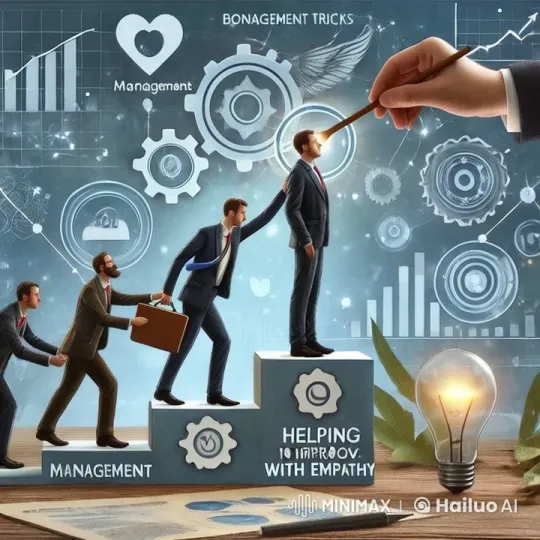 Dynamic Business Management Illustration with Live2D – AI Generated Video | Hailuo AI