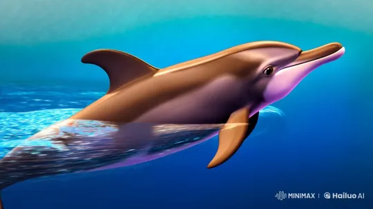 Dolphin's Sonar Dance in Pixar's Oceanic Symphony – AI Generated Video | Hailuo AI