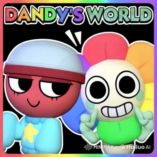 Dandy and Flower Friend Share Affectionate Moment – AI Generated Video | Hailuo AI
