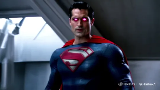 Superman's Intense Heat Vision Destroys Metal Wall – AI Generated Video | Hailuo AI