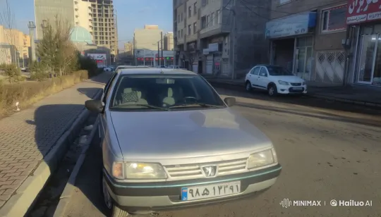 Silver Peugeot Driver Showcases Urban Driving Skills – AI Generated Video | Hailuo AI