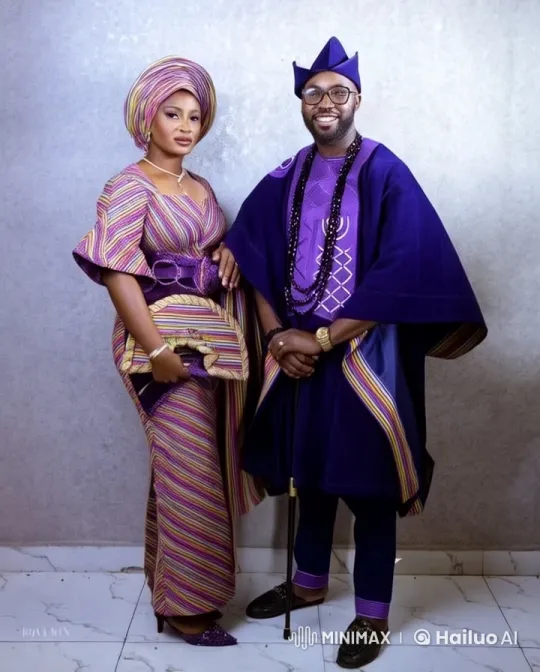 Nigerian Couple in Traditional Attire: Live2D Animation – AI Generated Video | Hailuo AI
