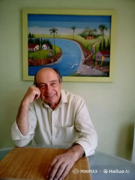 Tranquil Room: Man and Serene Painting in Live2D – AI Generated Video | Hailuo AI