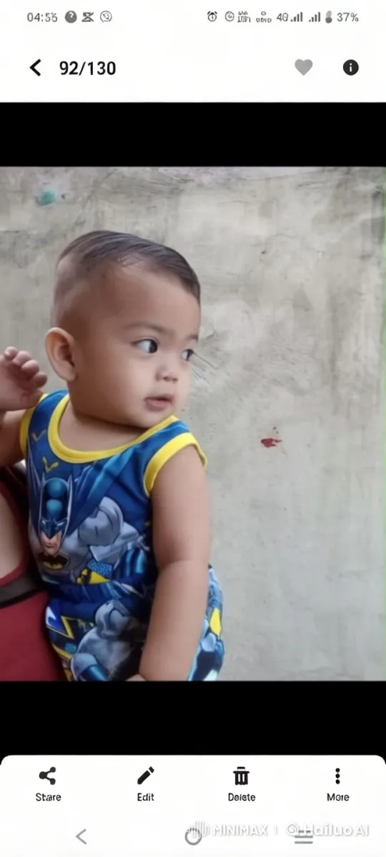 Live2D Animation: Young Child in Batman Outfit – AI Generated Video | Hailuo AI