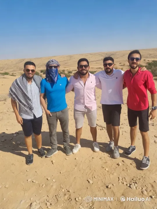 Five Friends in a Desert Kung Fu Battle – AI Generated Video | Hailuo AI