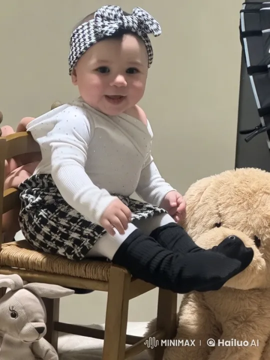 Baby in Live2D Shows Off Adorable Kung Fu Jump – AI Generated Video | Hailuo AI