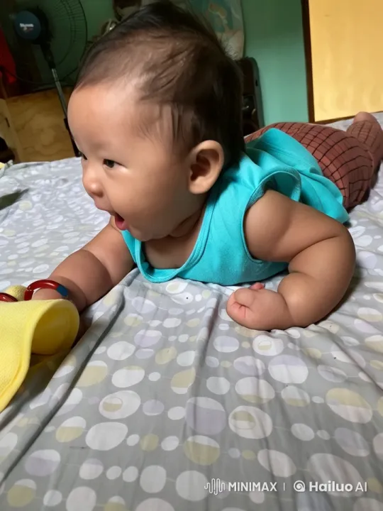 Baby Mimics Chores with Toy Ring in Live2D Animation – AI Generated Video | Hailuo AI